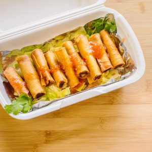 egg rolls, lumpiang shanghai, 9 piece