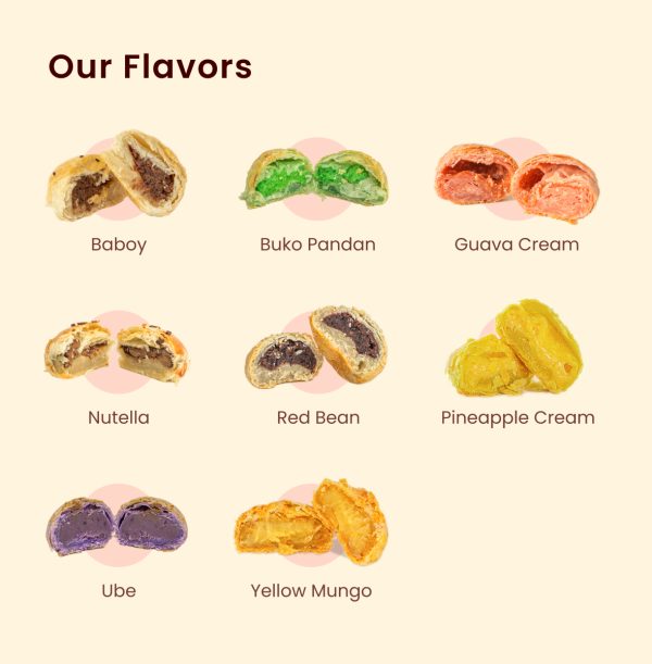 flavors of our hopia